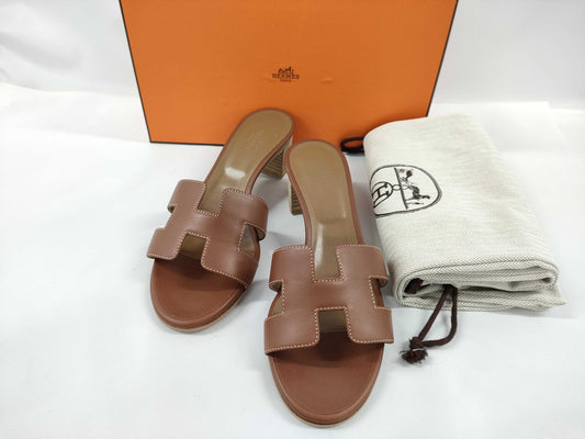HERMES Oasis 36 1/2 Sandals Mules