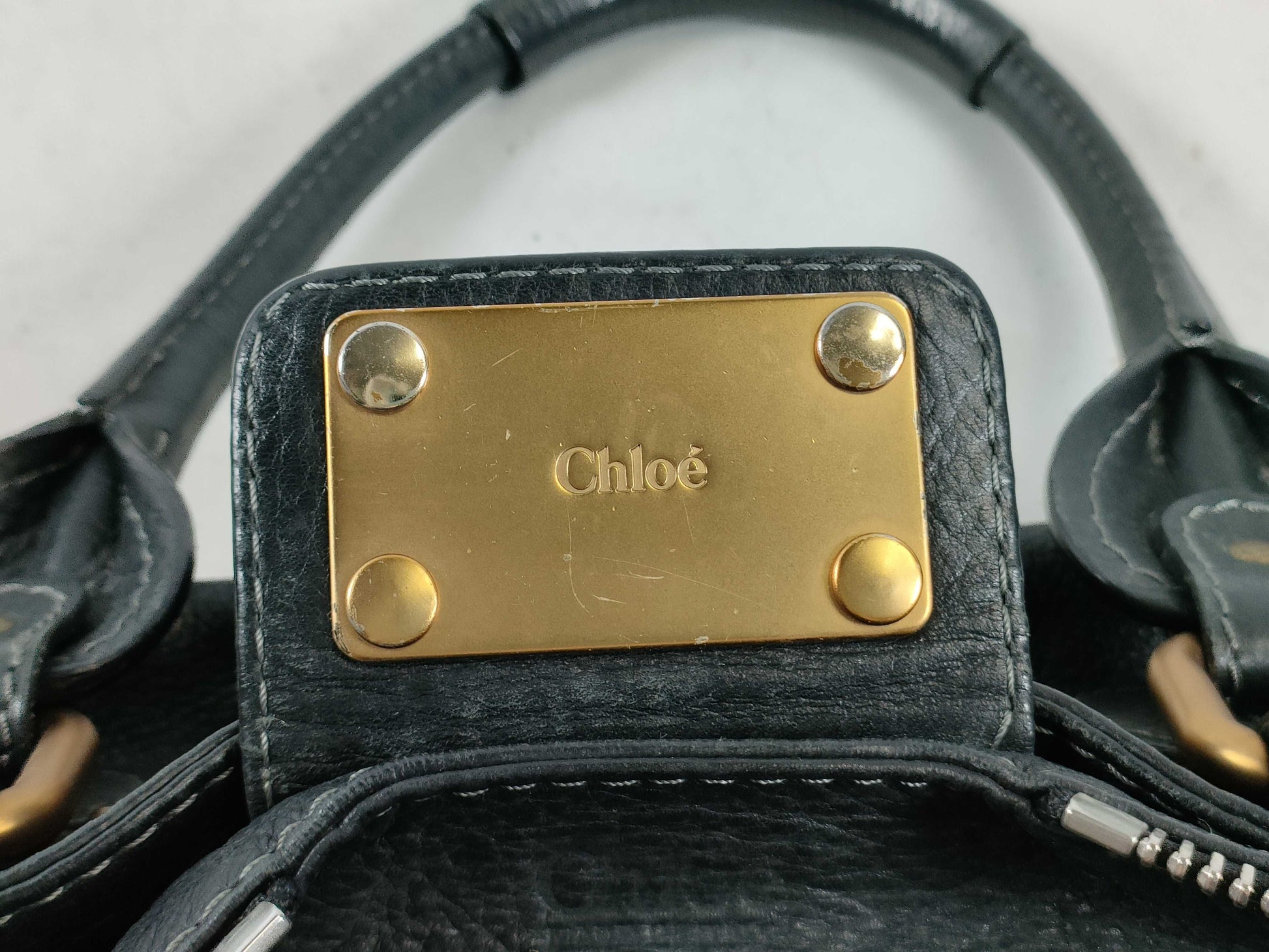 Chloe Leather Handbag Black Handbag