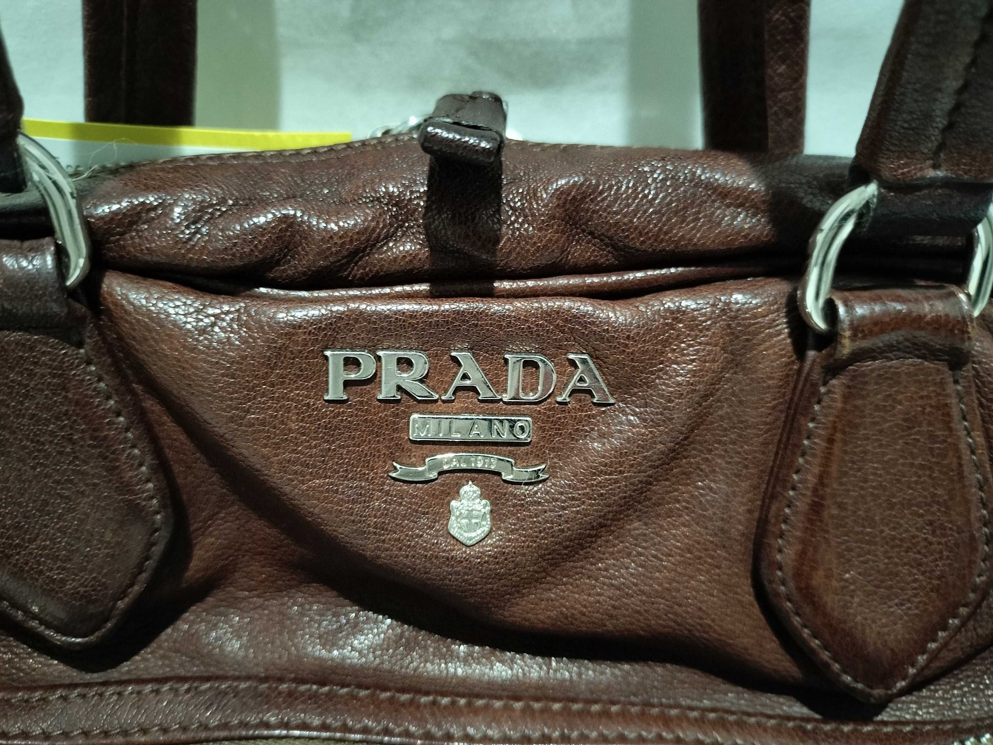 PRADA handbag with factory tag