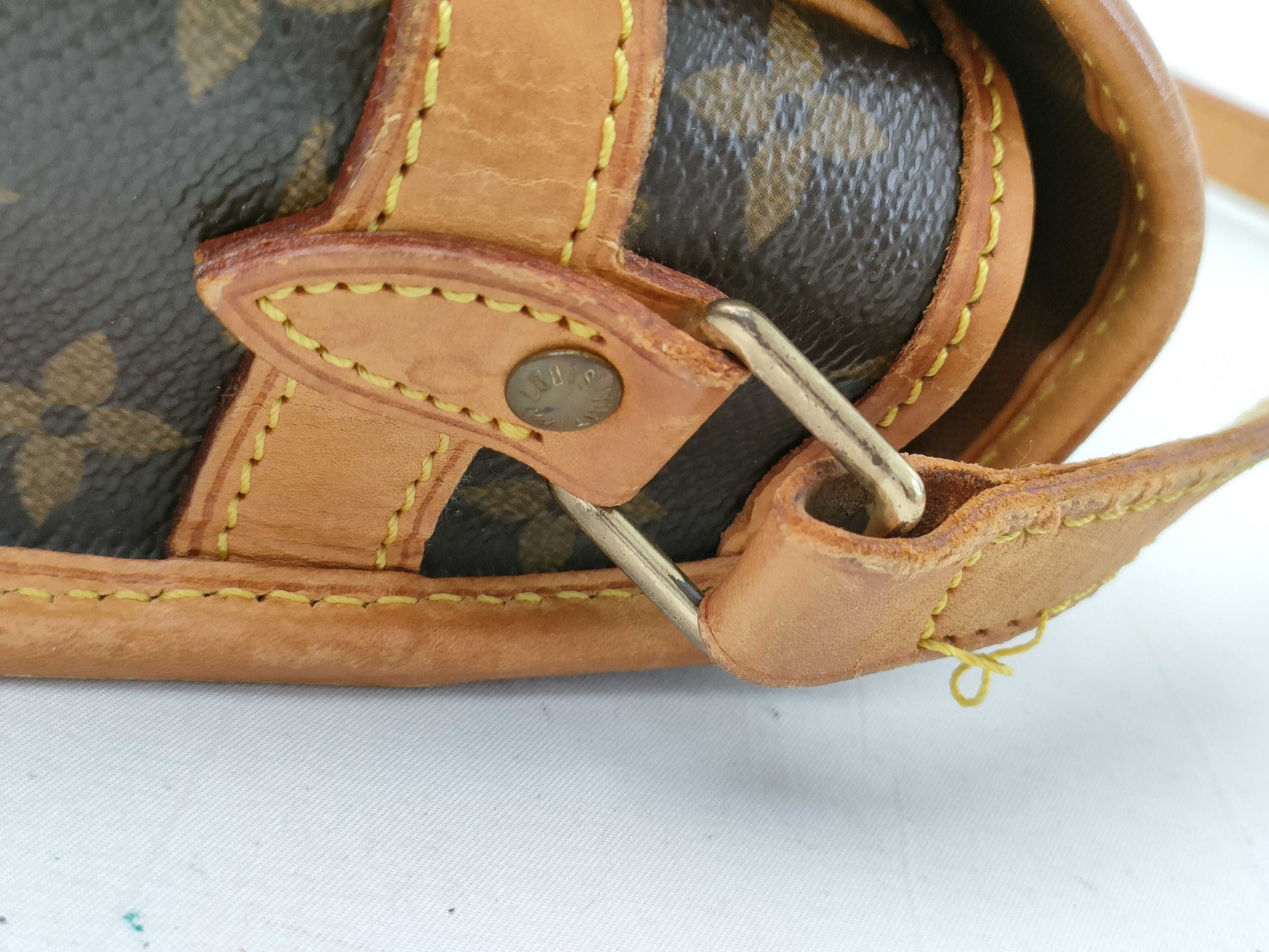 LOUIS VUITTON RFID Unverifiable, Serial Unverifiable, Monogram M42250 Sologne Shoulder Bag