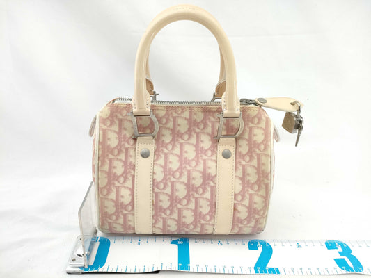 Dior Trotter Mini Boston Bag Pink Boston Bag
