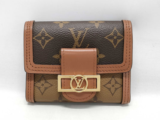 LOUIS VUITTON Monogram Reverse Portefeuille Dauphine Wallet