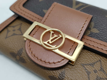 LOUIS VUITTON Monogram Reverse Portefeuille Dauphine Wallet