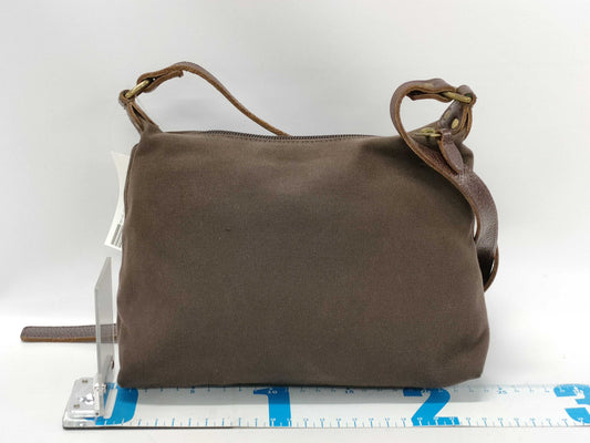 Il Bisonte Canvas/Leather Shoulder Bag