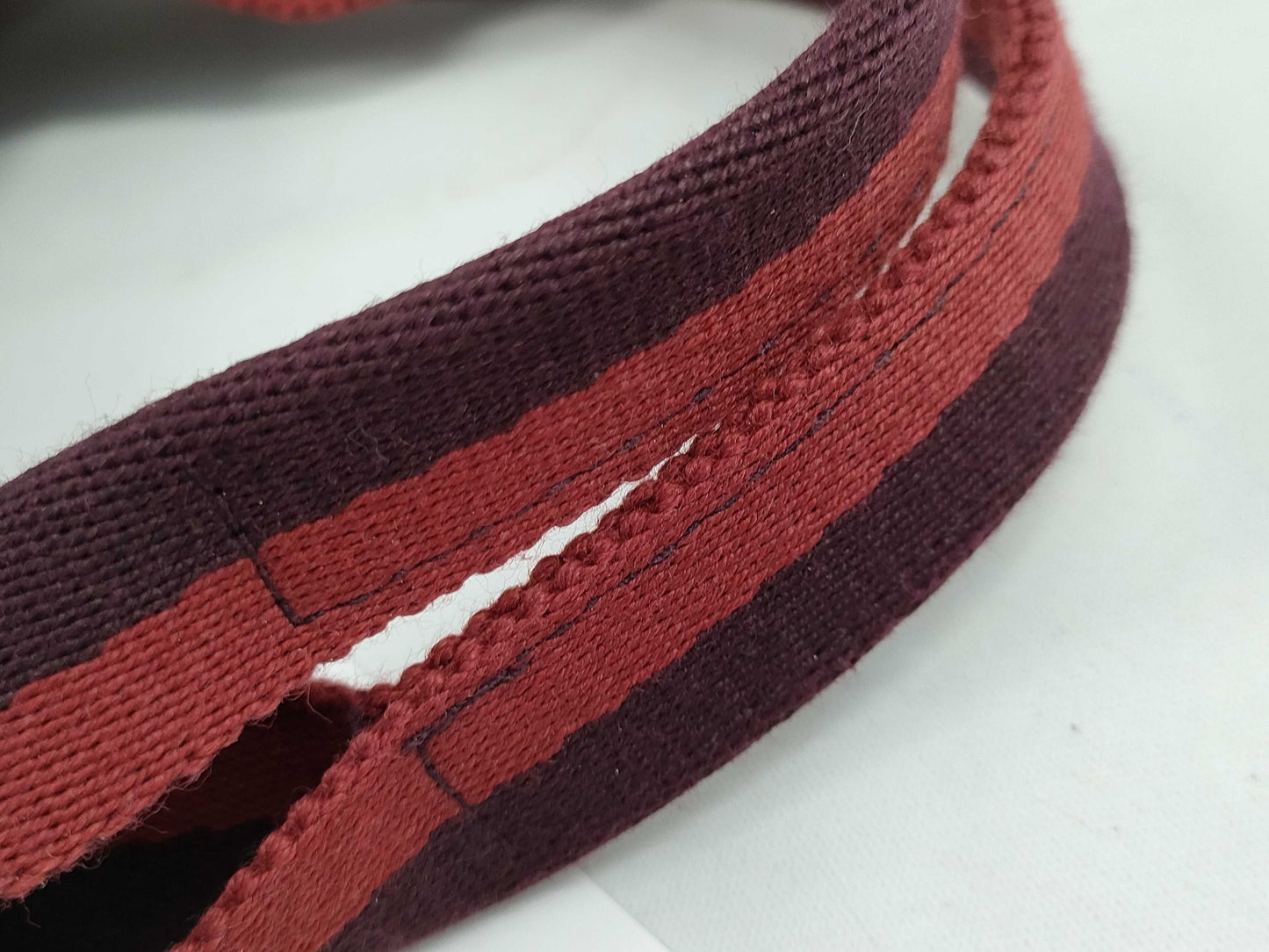 HERMES Foul Tote Brown x Red Tote Bag