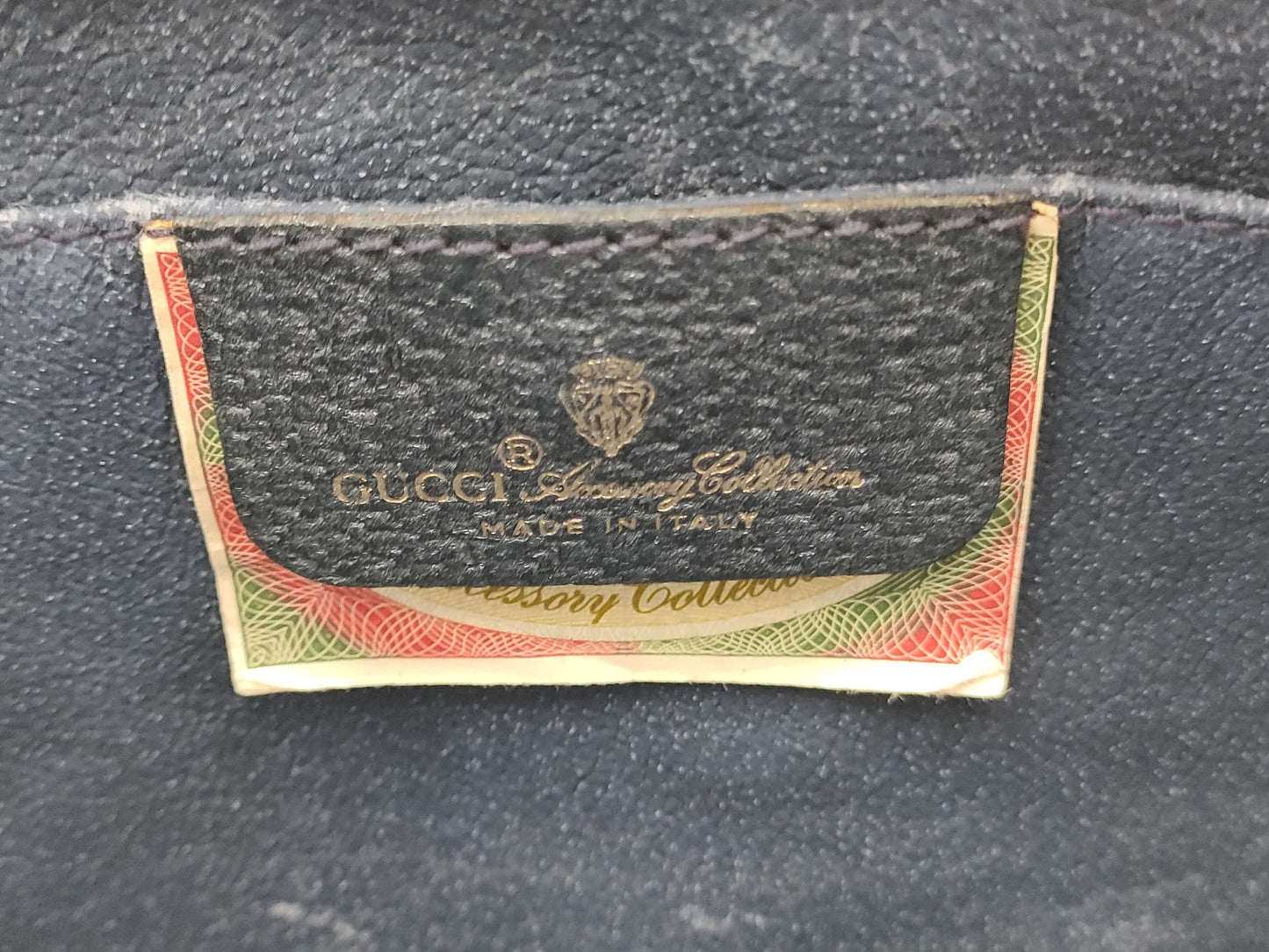 GUCCI GG Supreme OLD GUCCI / 89・01・033 / Sherry / Navy Second Bag