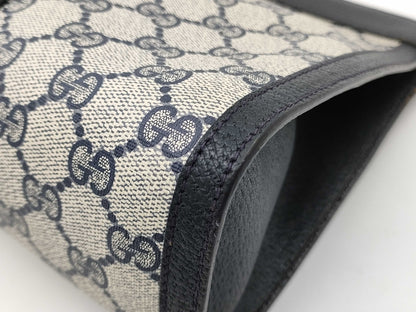 GUCCI GG Supreme OLD GUCCI / 89・01・033 / Sherry / Navy Second Bag