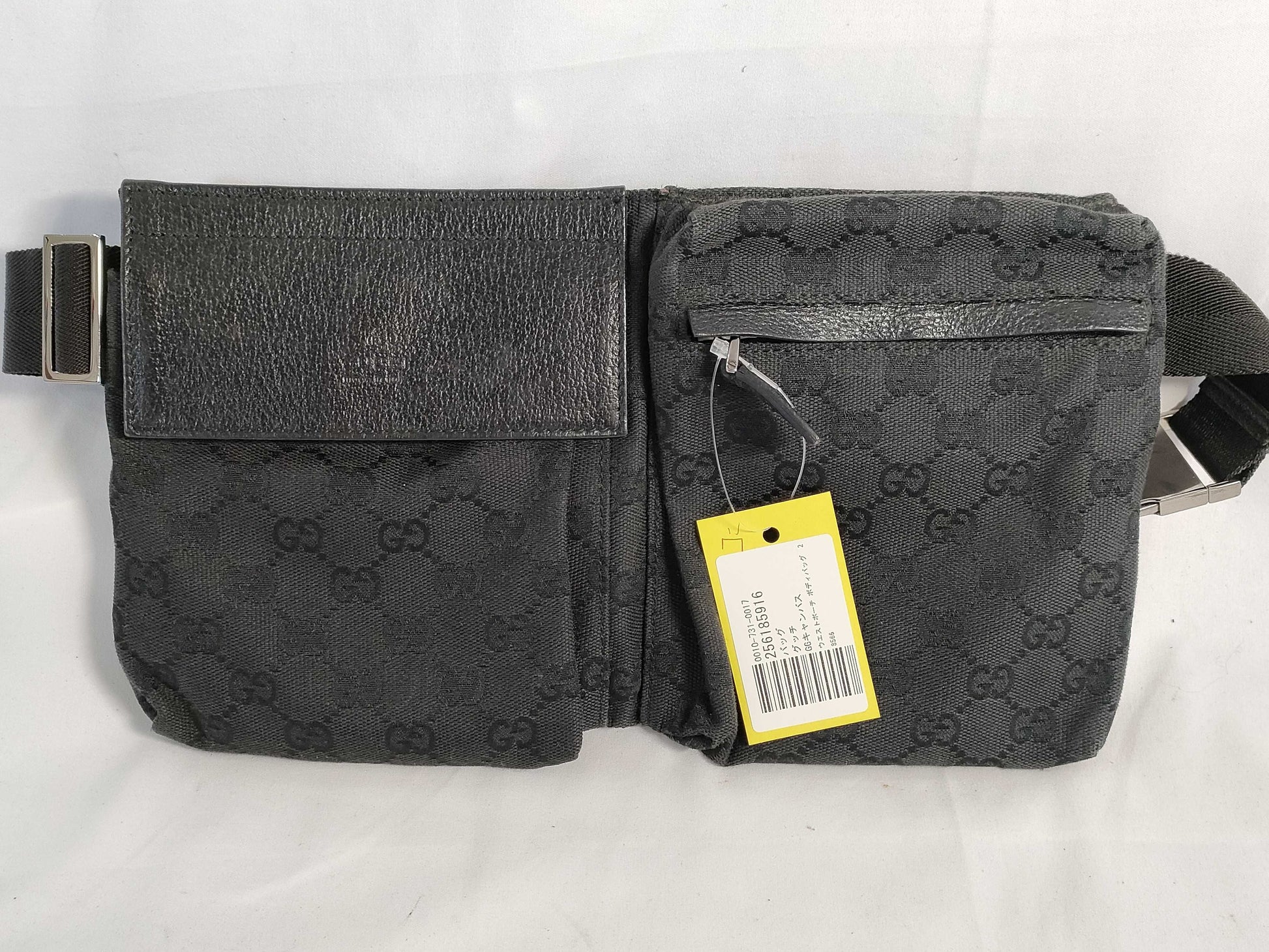 GUCCI GG Canvas Waist Pouch Body Bag 28566 Shoulder Bag