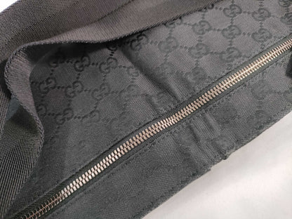 GUCCI GG Canvas Waist Pouch Body Bag 28566 Shoulder Bag