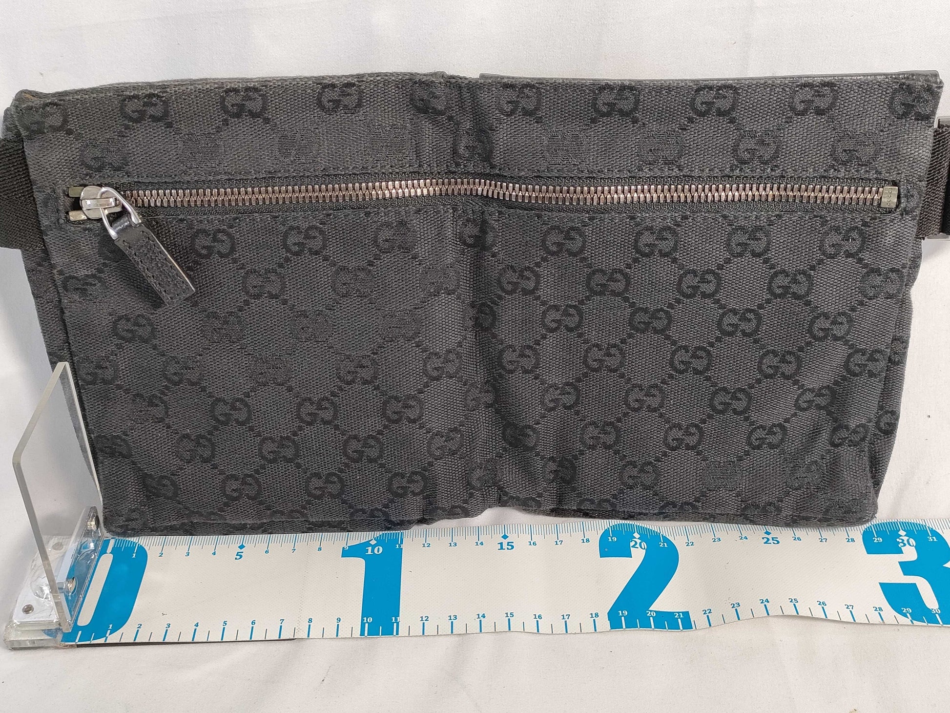 GUCCI GG Canvas Waist Pouch Body Bag 28566 Shoulder Bag
