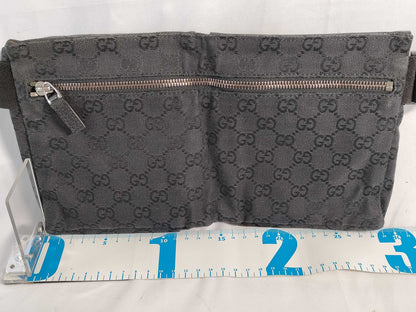 GUCCI GG Canvas Waist Pouch Body Bag 28566 Shoulder Bag
