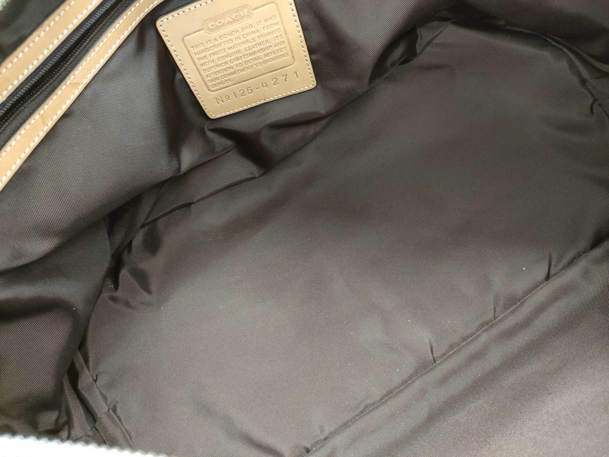 COACH Signature 125-4271 Tote Shopping Tote Bag