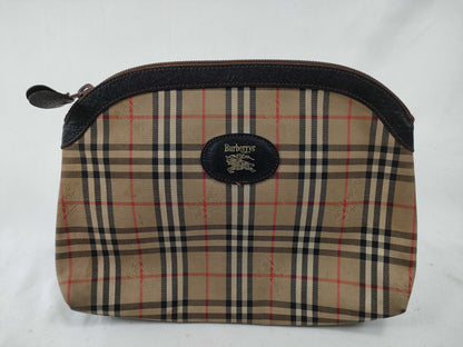 Burberrys Check Pouch