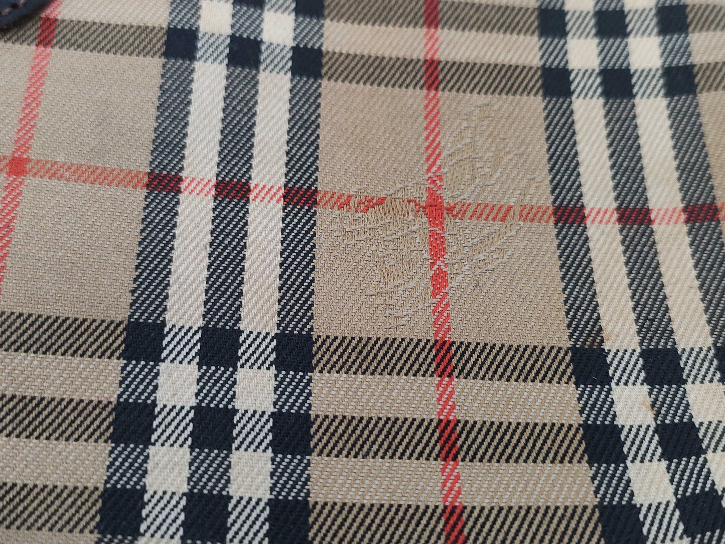 Burberrys Check Pouch