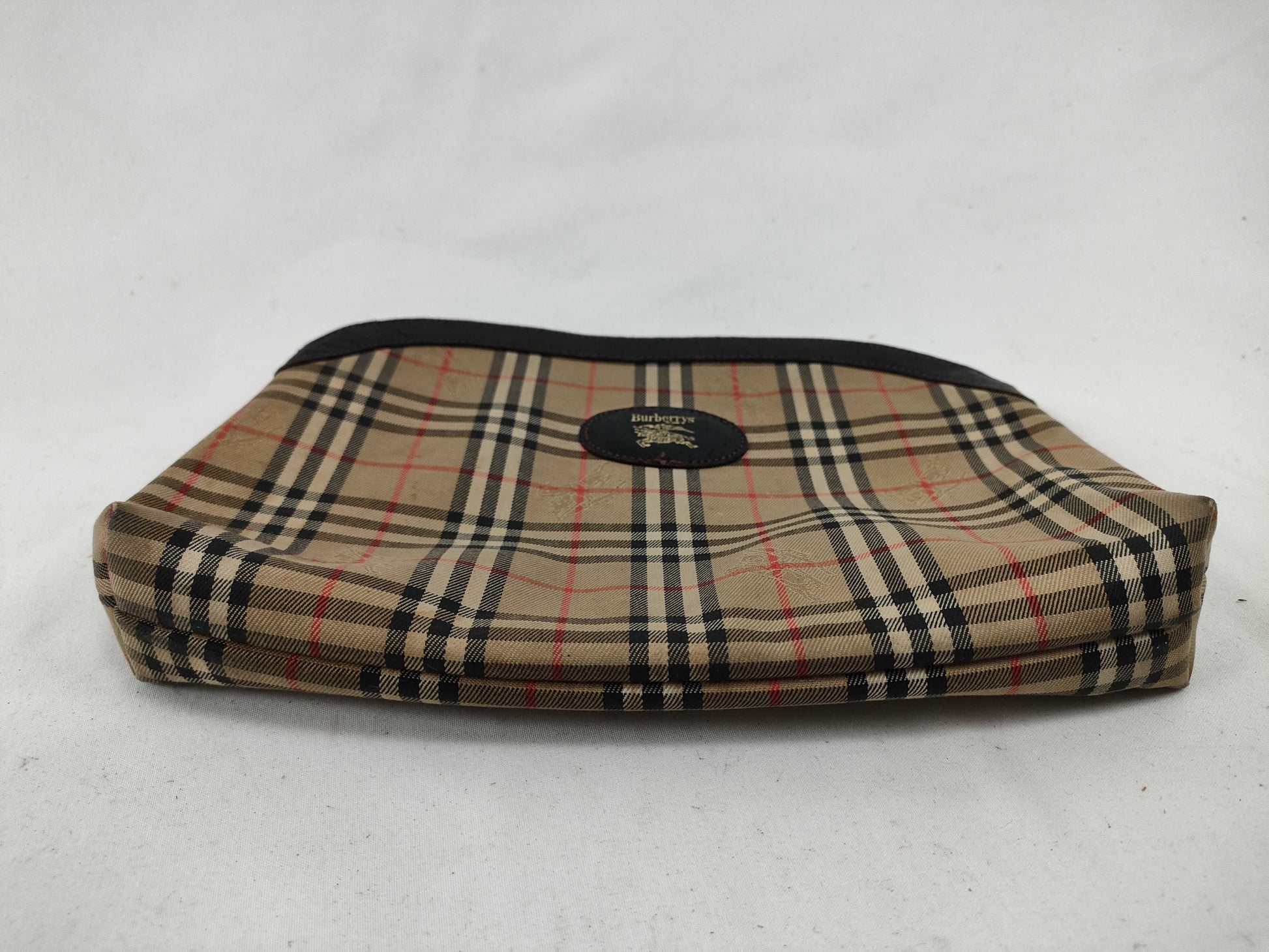 Burberrys Check Pouch