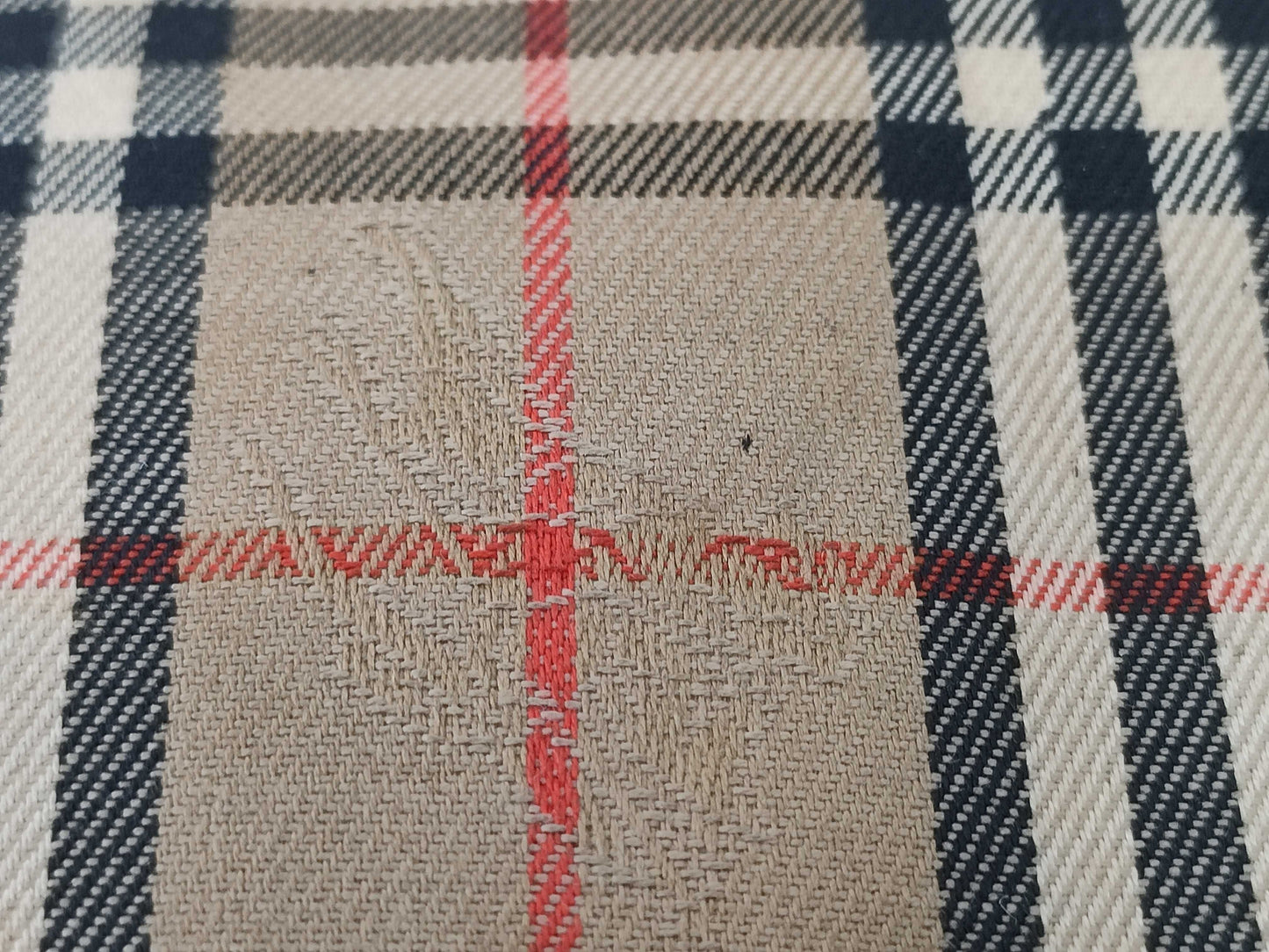 Burberrys Check Pouch