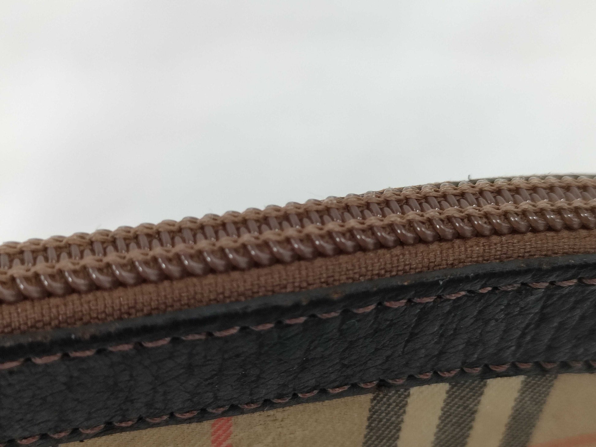 Burberrys Check Pouch