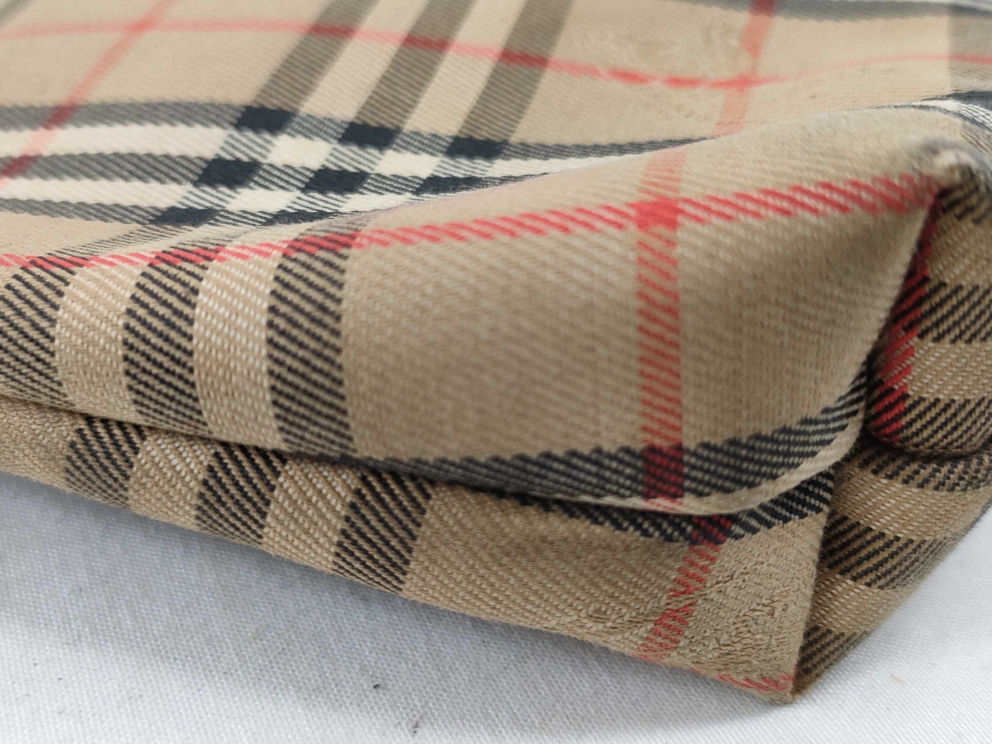 Burberrys Check Pouch