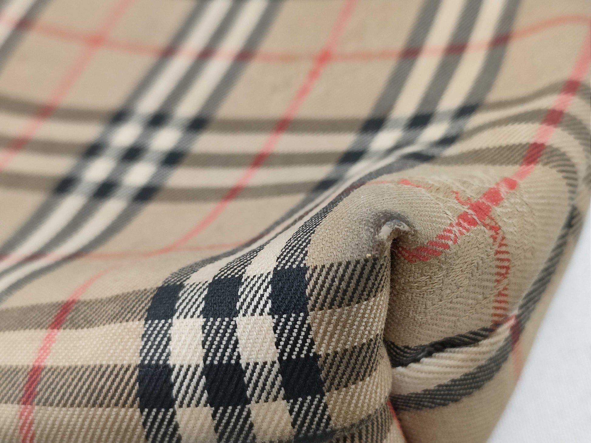Burberrys Check Pouch