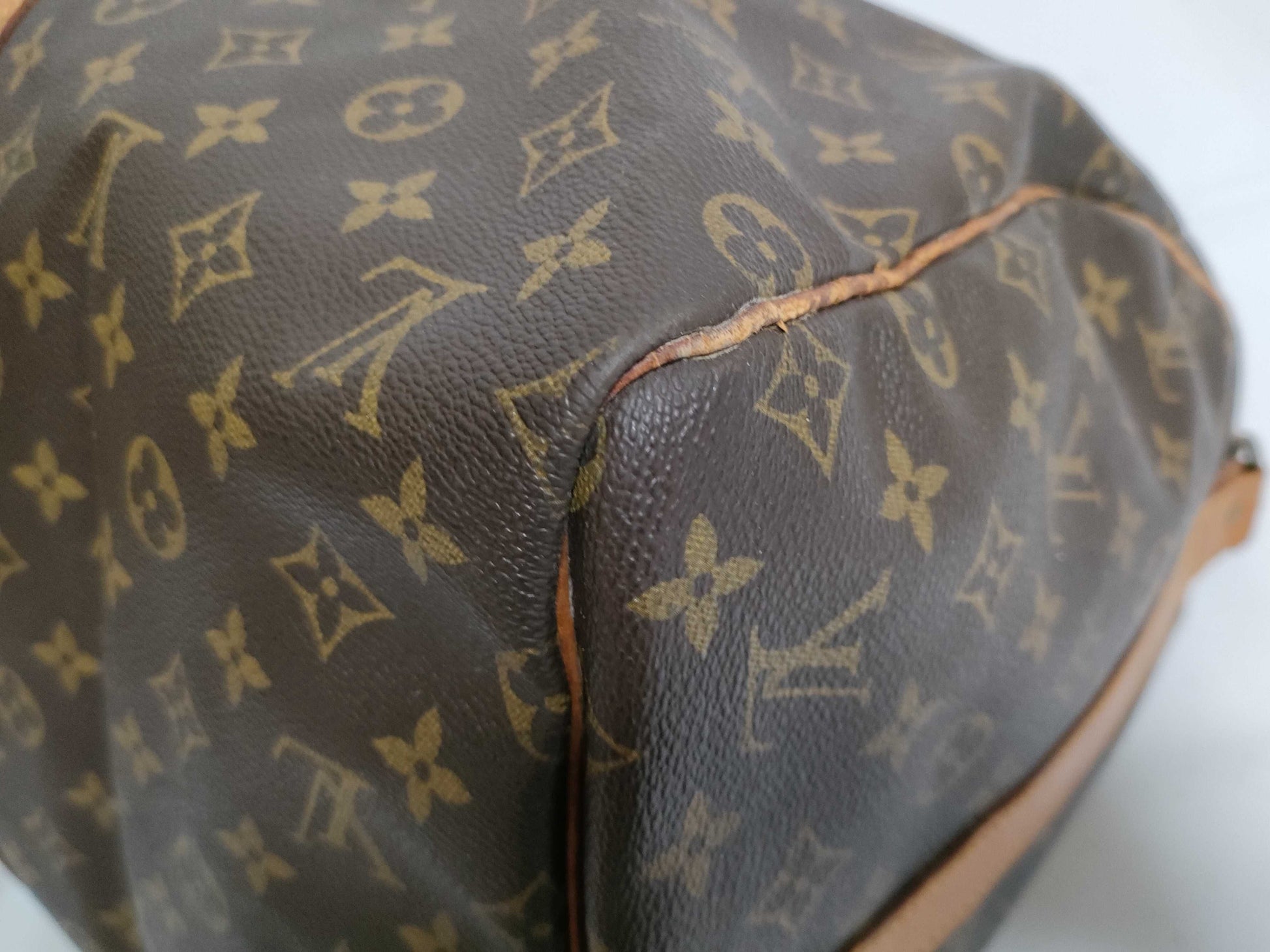 LOUIS VUITTON RFID Unverified Monogram M41414 Keepall Bandouliere 55 Boston Bag