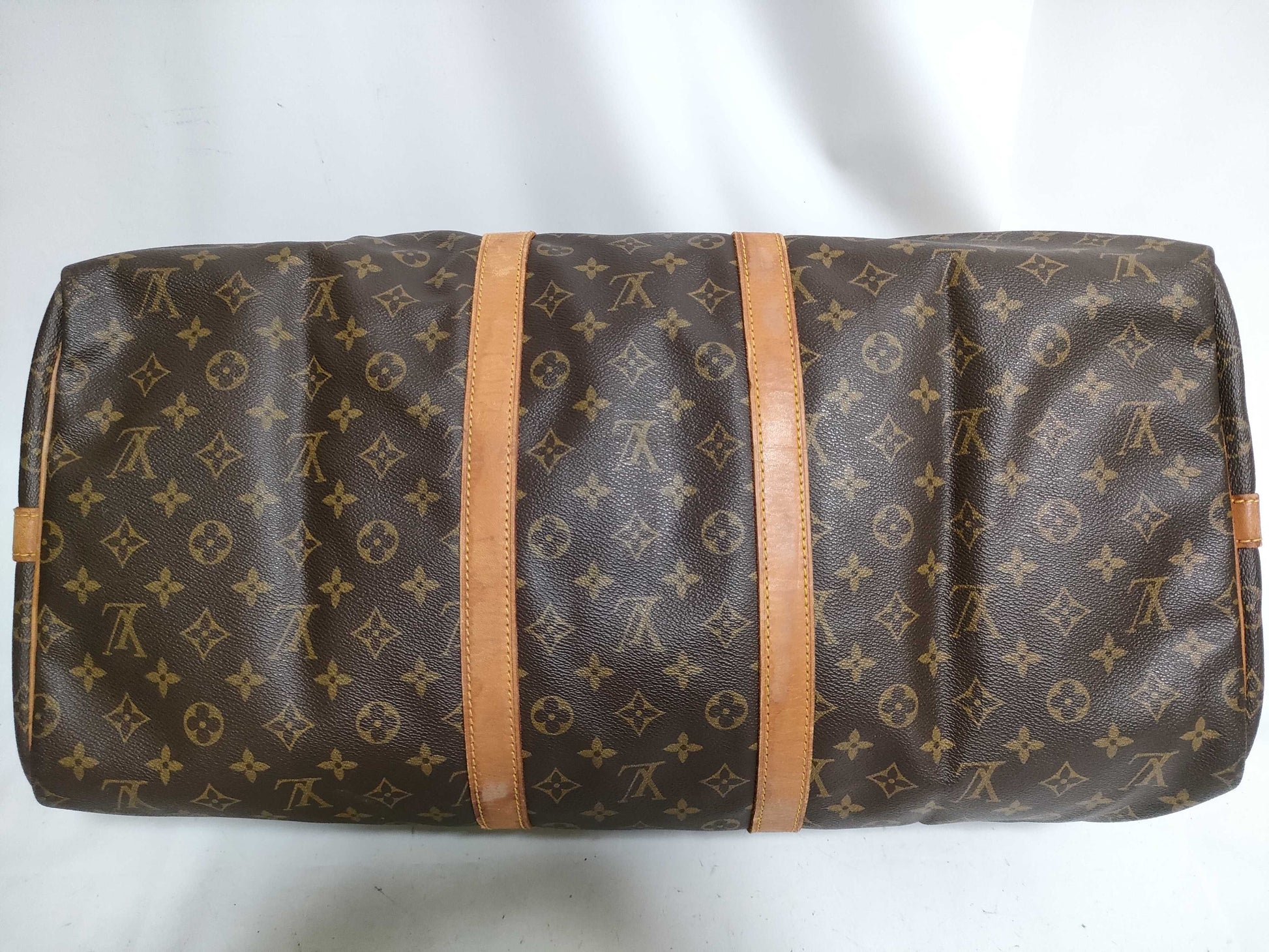 LOUIS VUITTON RFID Unverified Monogram M41414 Keepall Bandouliere 55 Boston Bag