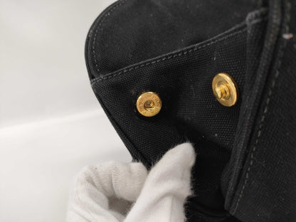 PRADA Canvas Jacquard Handbag