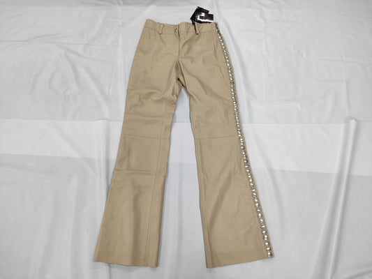 DOLCE&GABBANA Leather Pants with Tags