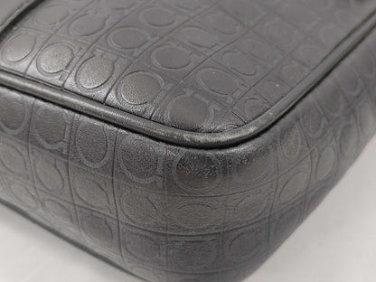 Salvatore Ferragamo Gancini Leather Shoulder Bag