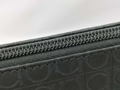 Salvatore Ferragamo Gancini Leather Shoulder Bag