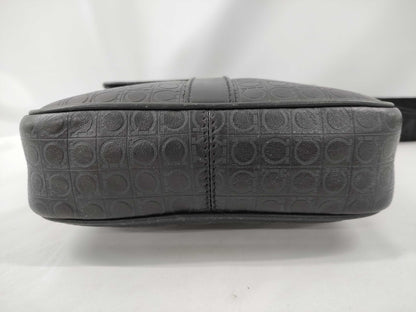 Salvatore Ferragamo Gancini Leather Shoulder Bag