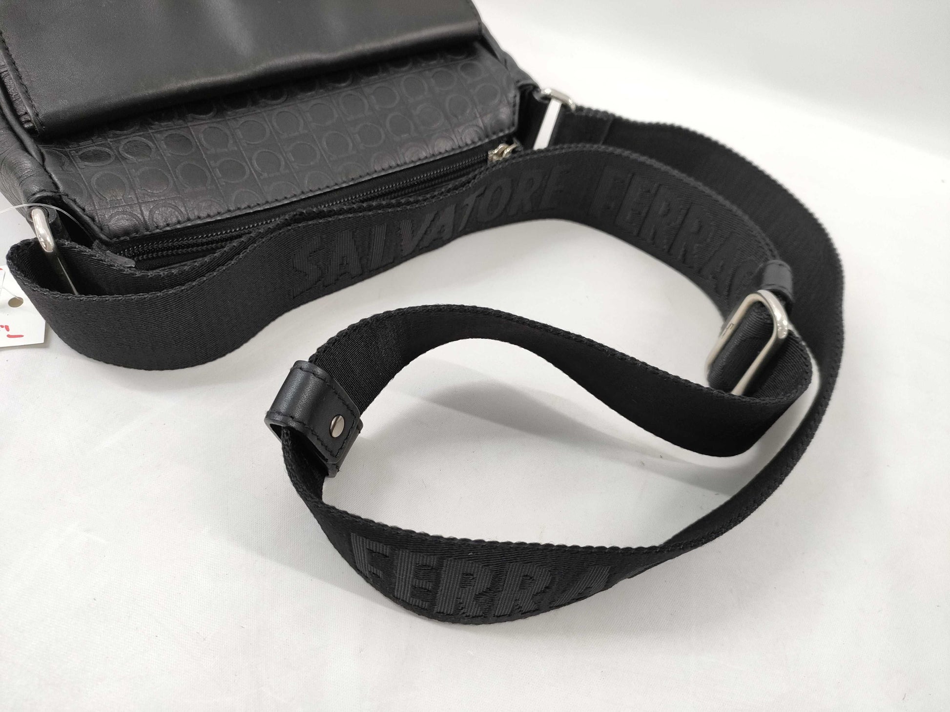 Salvatore Ferragamo Gancini Leather Shoulder Bag