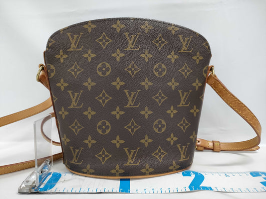 LOUIS VUITTON Monogram M51290 Drouot Shoulder Bag