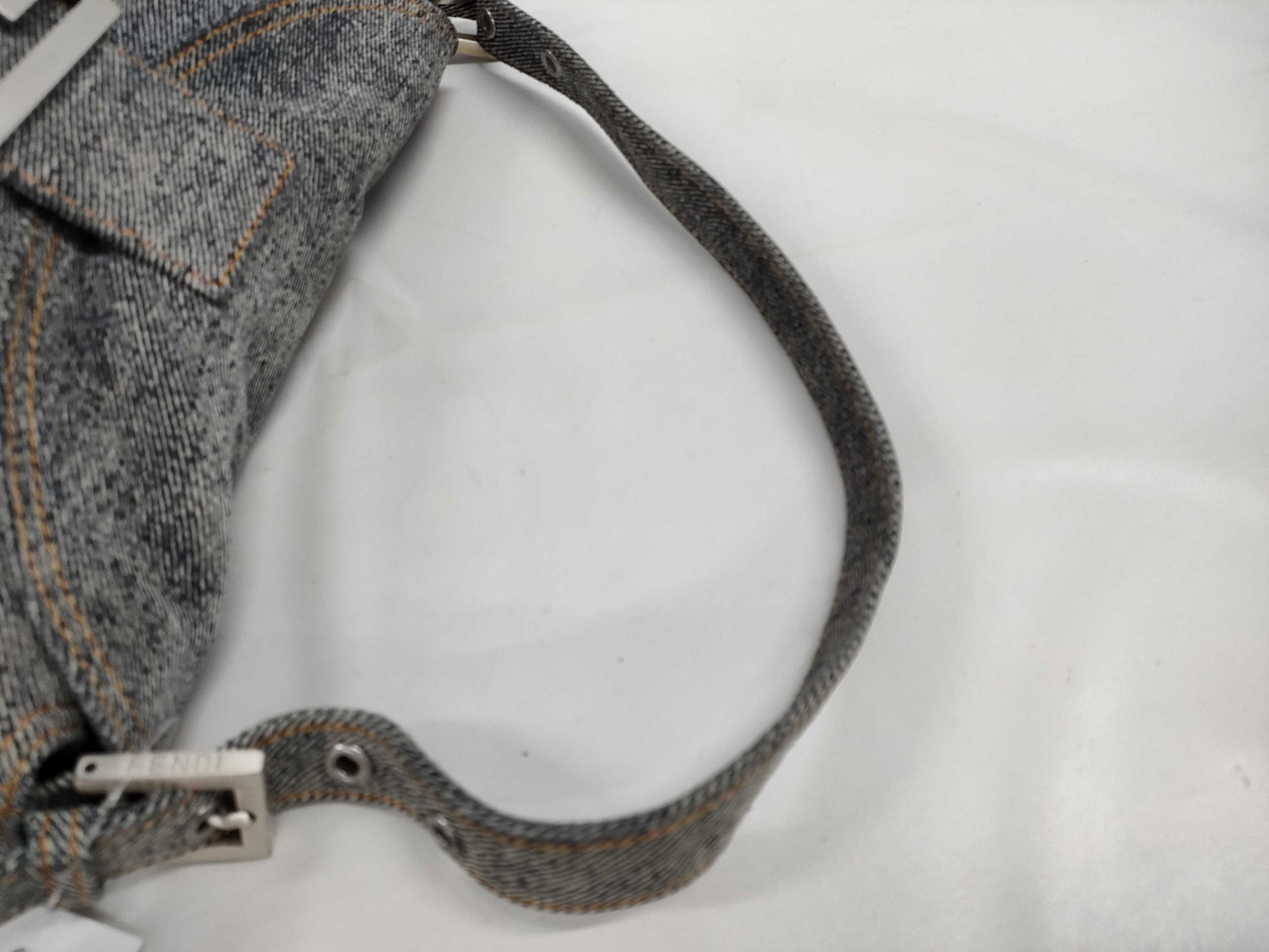 FENDI Mamma Denim Shoulder Bag