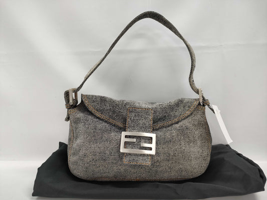 FENDI Mamma Denim Shoulder Bag