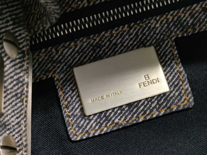 FENDI Mamma Denim Shoulder Bag
