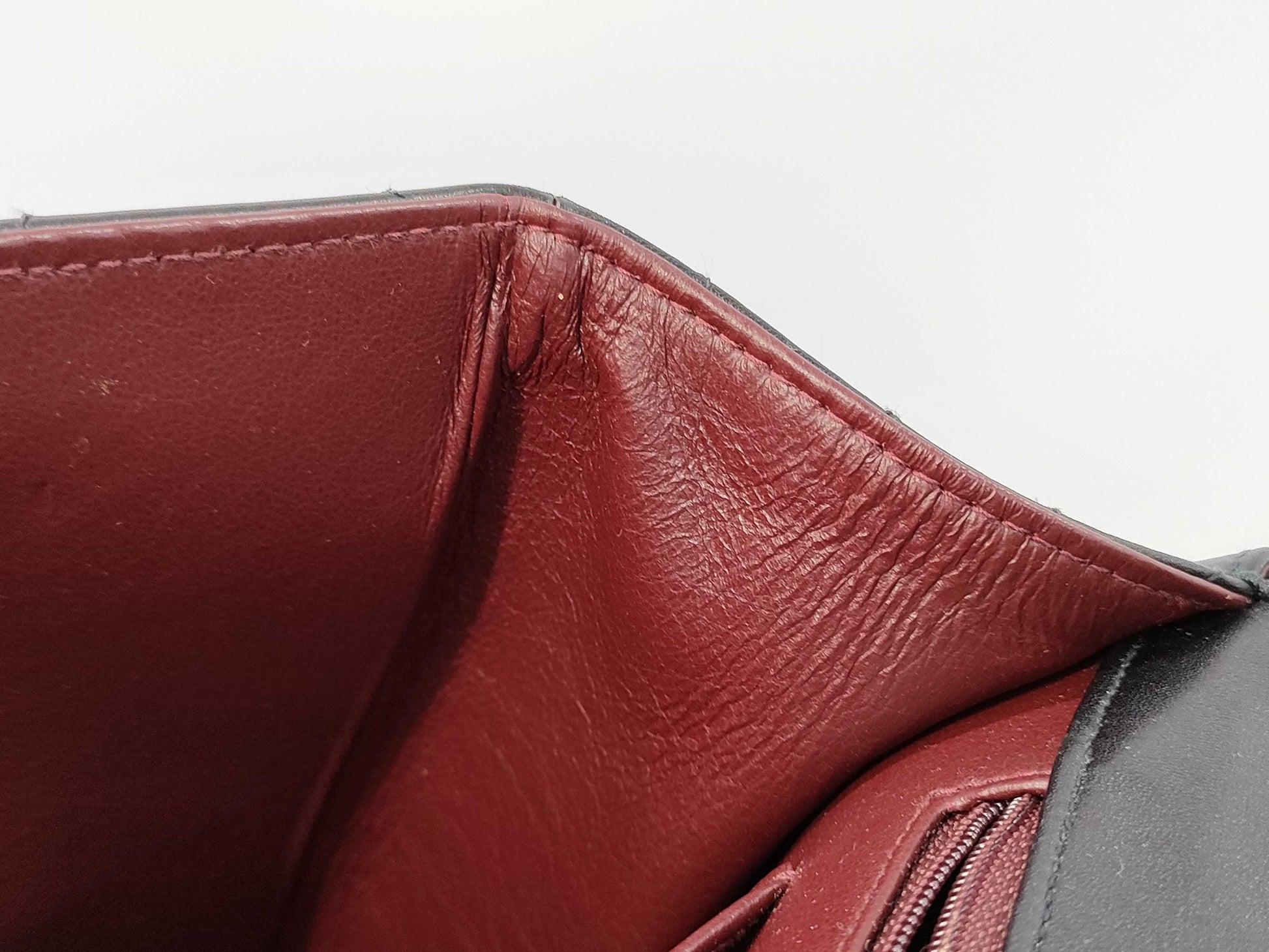 CHANEL Lambskin Dekamato 34 Shoulder Bag