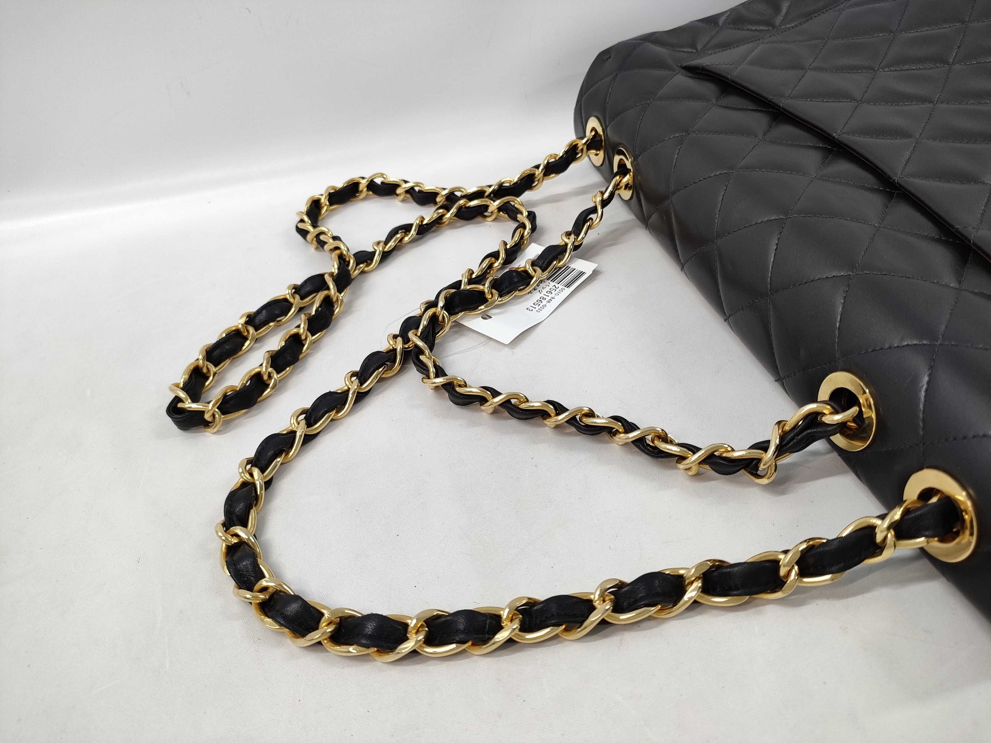 CHANEL Lambskin Dekamato 34 Shoulder Bag