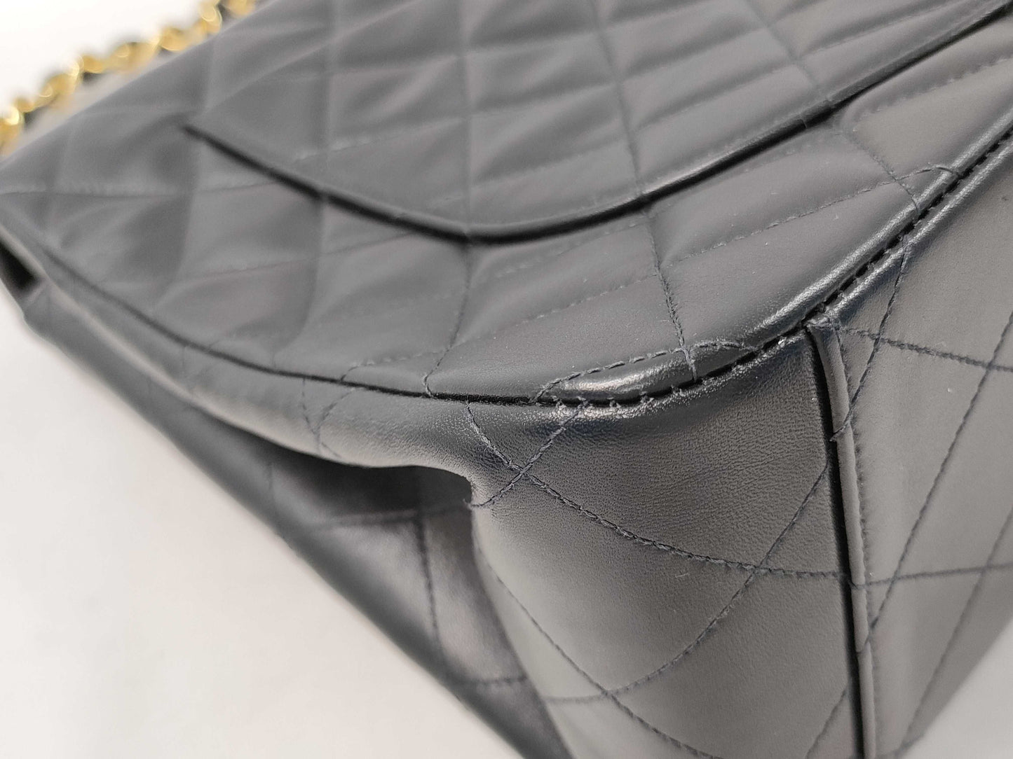 CHANEL Lambskin Dekamato 34 Shoulder Bag
