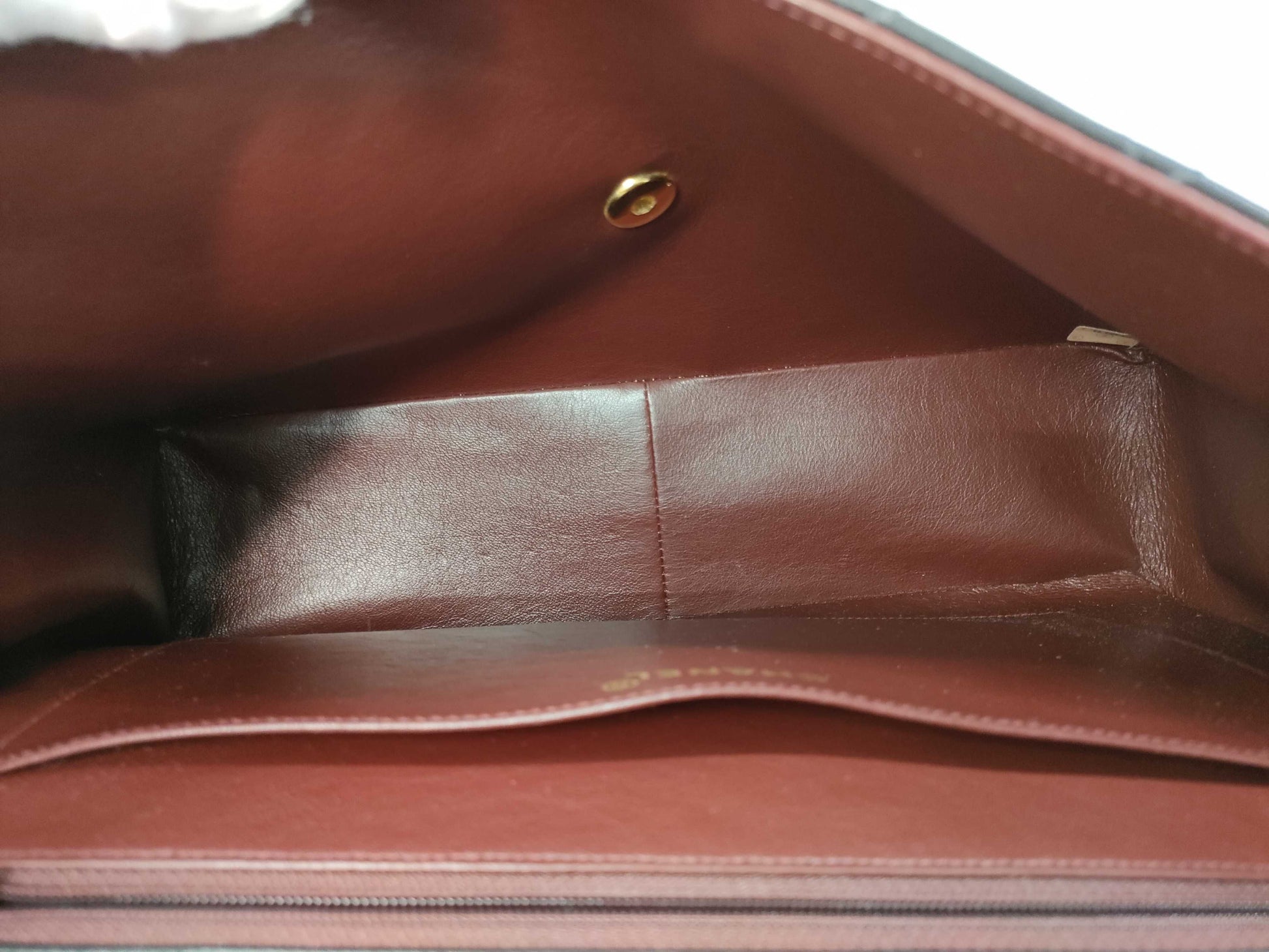 CHANEL Lambskin Dekamato 34 Shoulder Bag