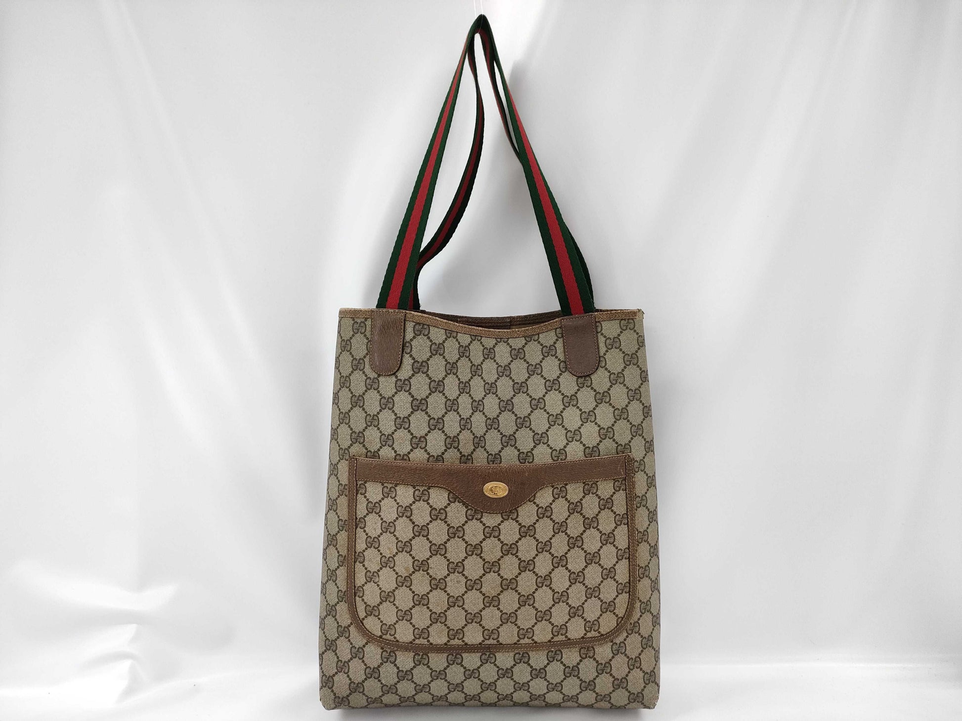 GUCCI Old Sherry Tote Bag