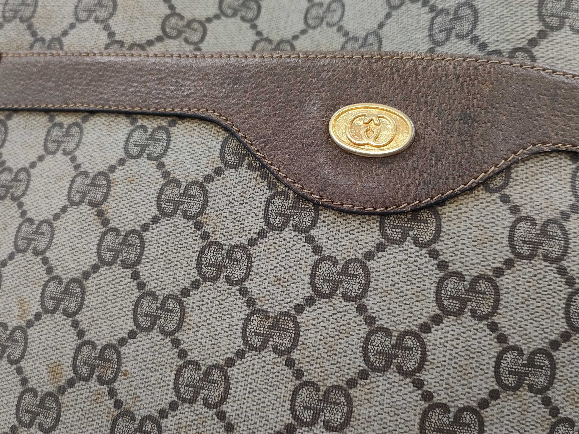 GUCCI Old Sherry Tote Bag