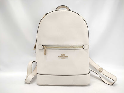 COACH C5180 Leather Backpack White Backpack
