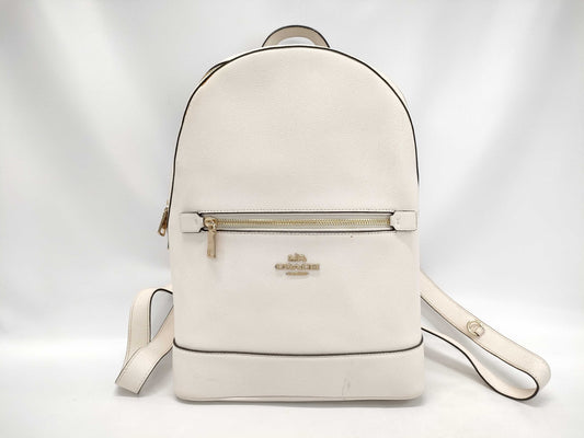 COACH C5180 Leather Backpack White Backpack