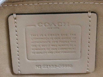 COACH C5180 Leather Backpack White Backpack