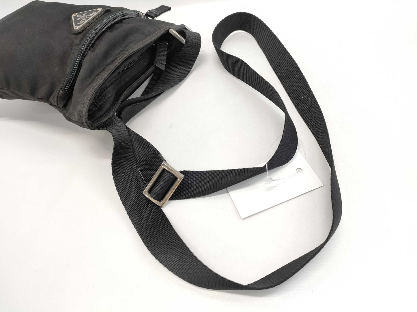 PRADA nylon pochette shoulder bag