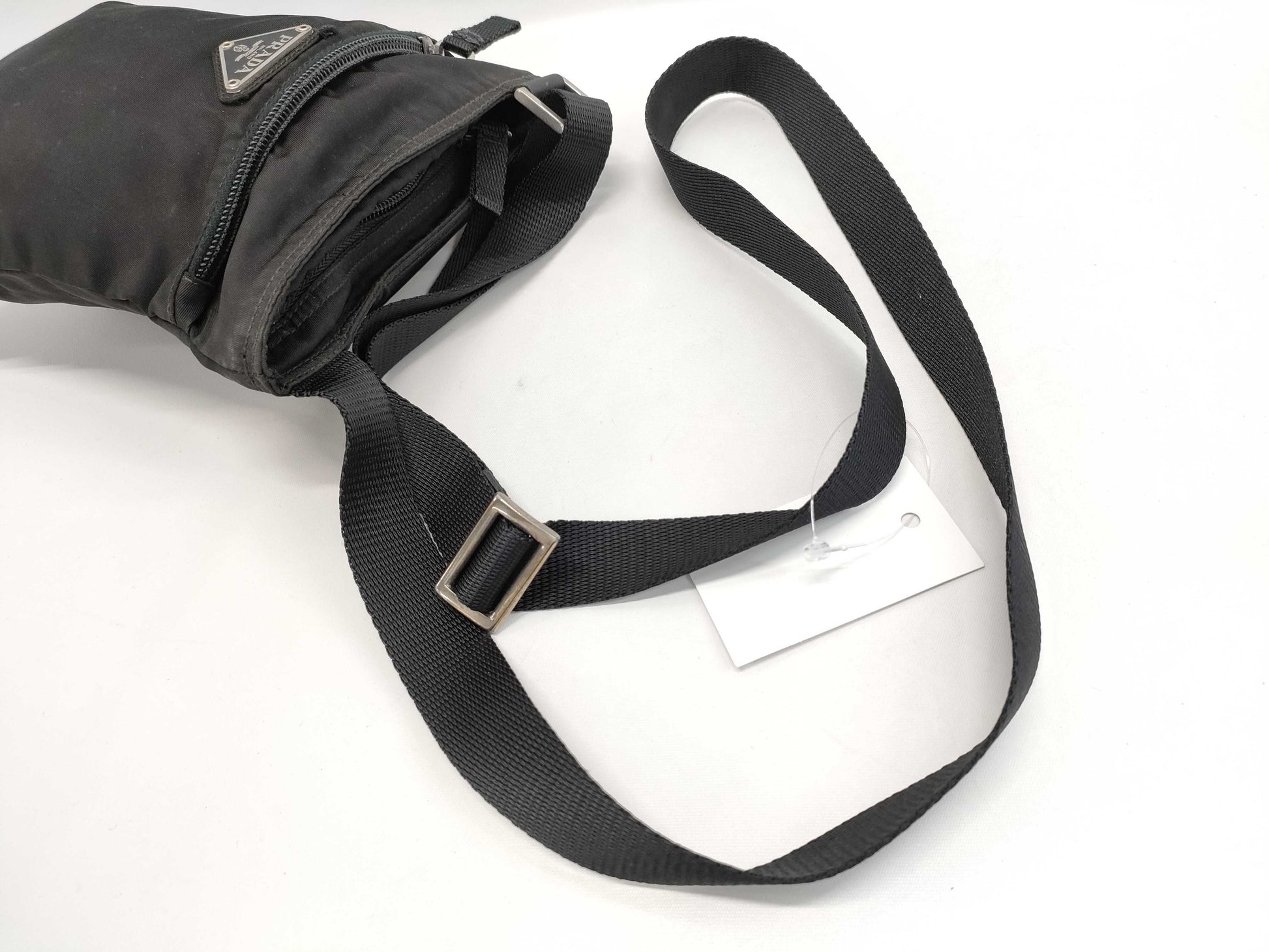 PRADA nylon pochette shoulder bag