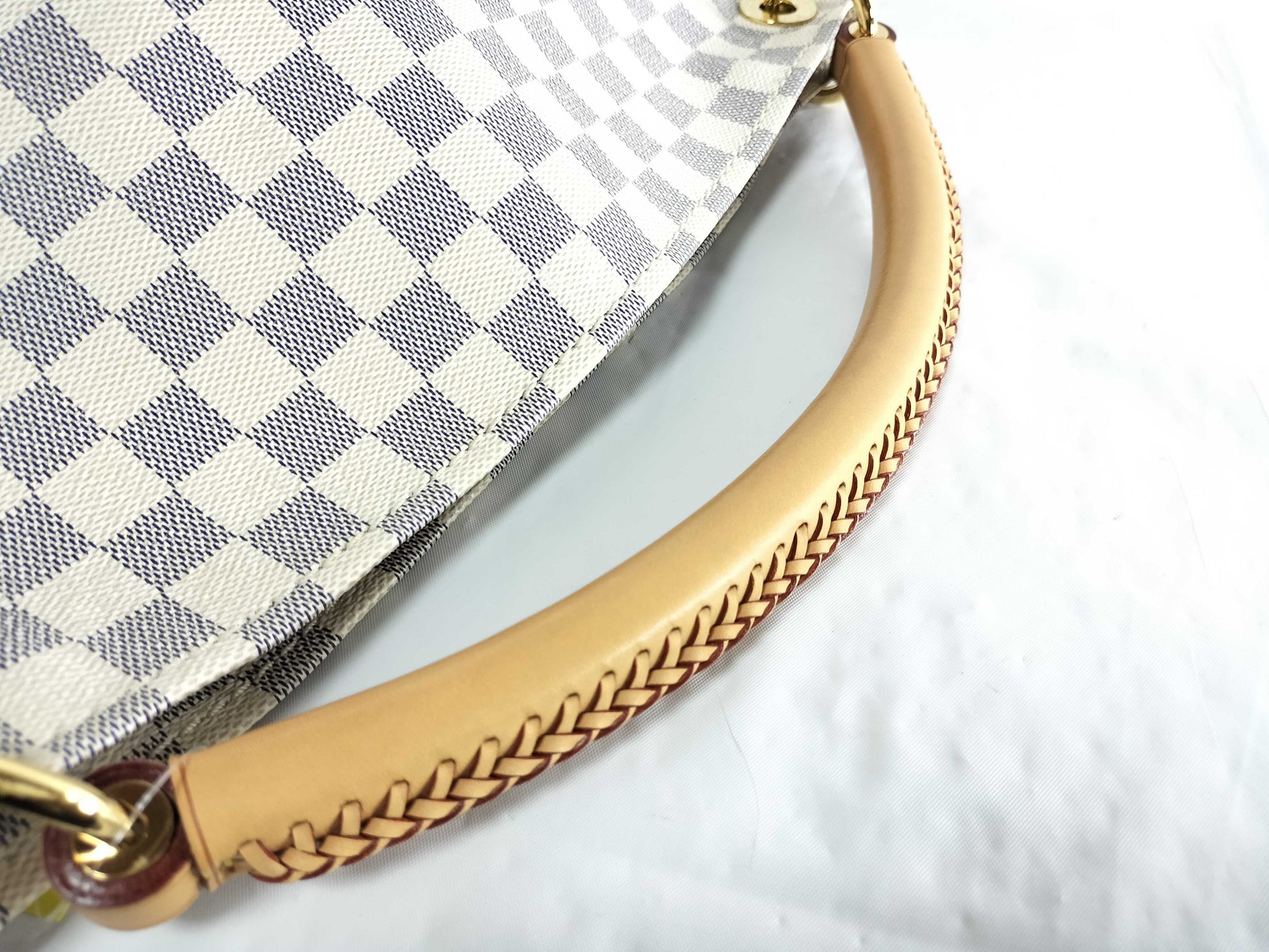 LOUIS VUITTON Damier Azur Artsy GM Shoulder Bag 