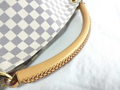 LOUIS VUITTON Damier Azur Artsy GM Shoulder Bag 