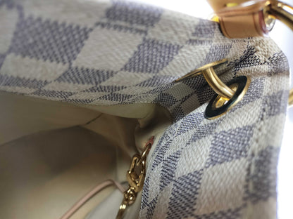 LOUIS VUITTON Damier Azur Artsy GM Shoulder Bag 