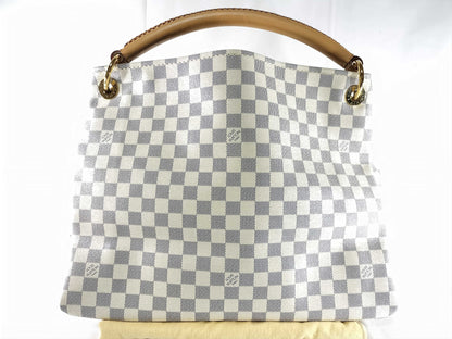 LOUIS VUITTON Damier Azur Artsy GM Shoulder Bag 